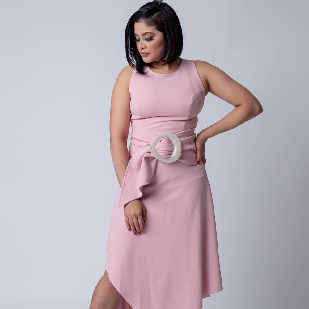 Blush Midi Dress